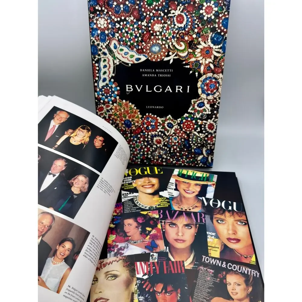 Signed BVLGARI 1996 1st Ed Book Inscribed by Bvlgari Jeweler Bahram Vaziri